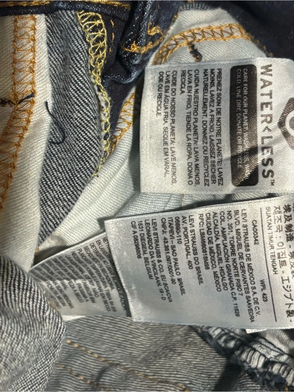 Levi's Men's Indigo Straight Jeans